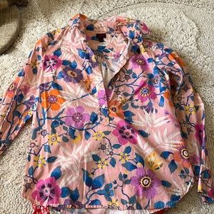 J Crew Liberty Print blouse